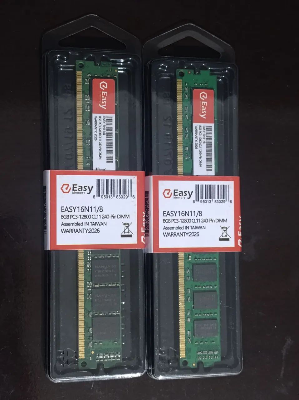 Memória DDR3 easy 08gb 