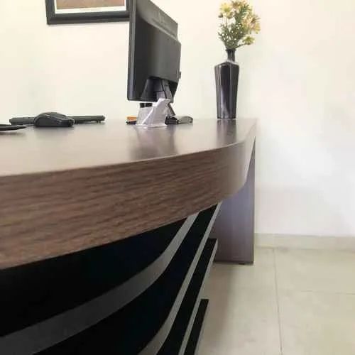 Mesa de escritório escrivaninha tamburato NOVA E COM NF - Foto 5