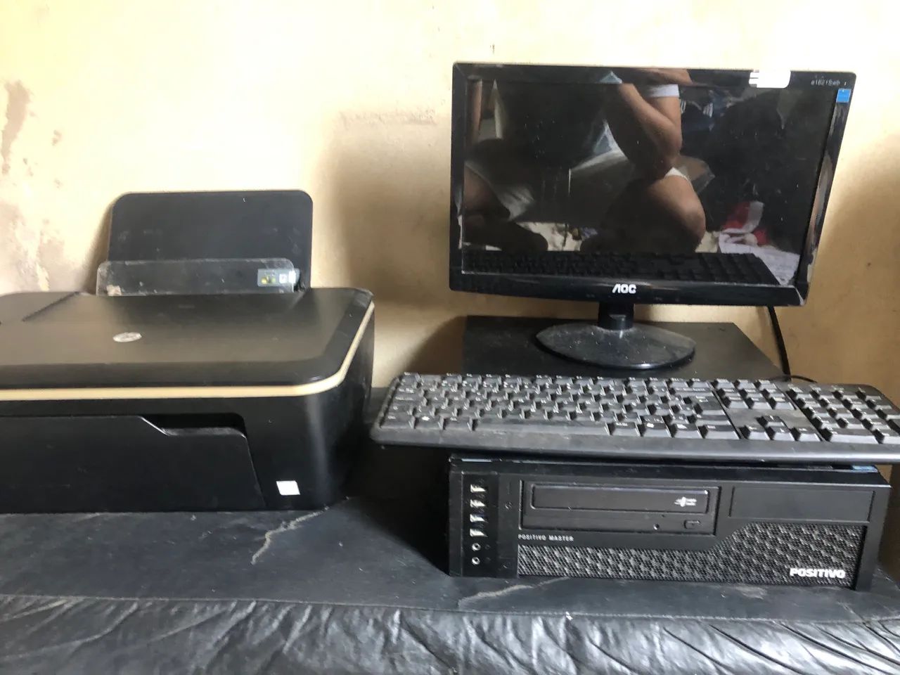 Computador e impressora 