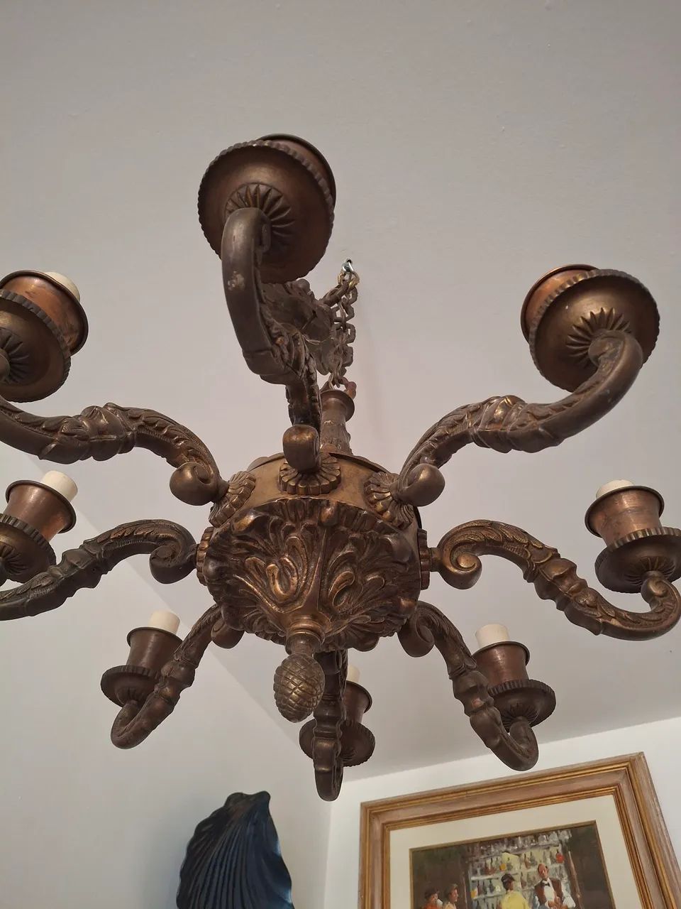 Lustre de bronze - Foto 5