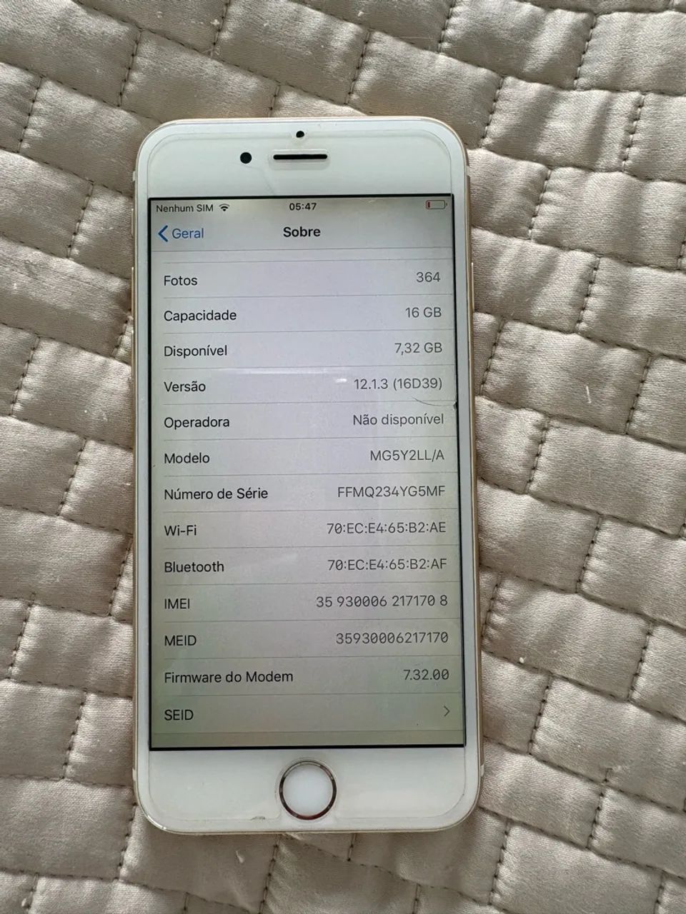 Iphone 6 16gb cor dourada - Foto 4