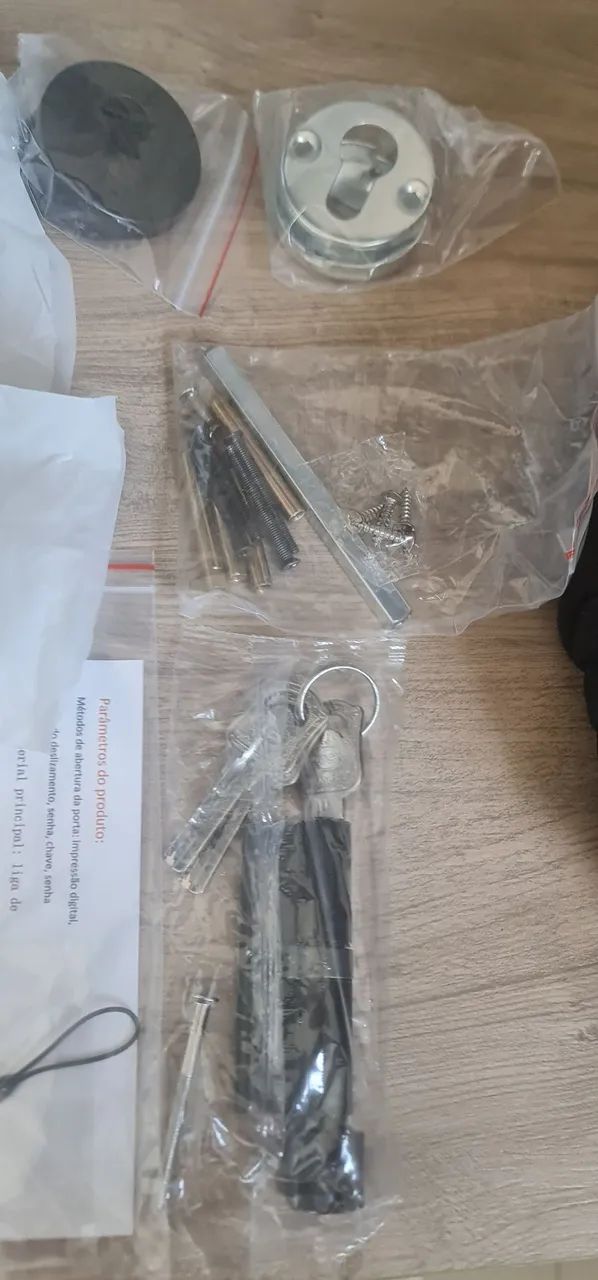 Fechadura Eletronica Biométrica, senha, tag e chave. - Foto 5
