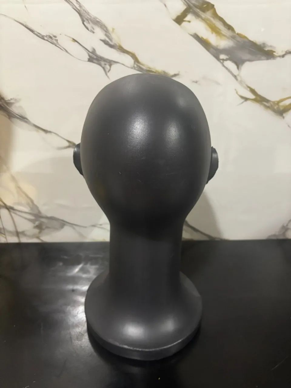 Cabeça / Busto Expositor Preto - 40 cm - Foto 3