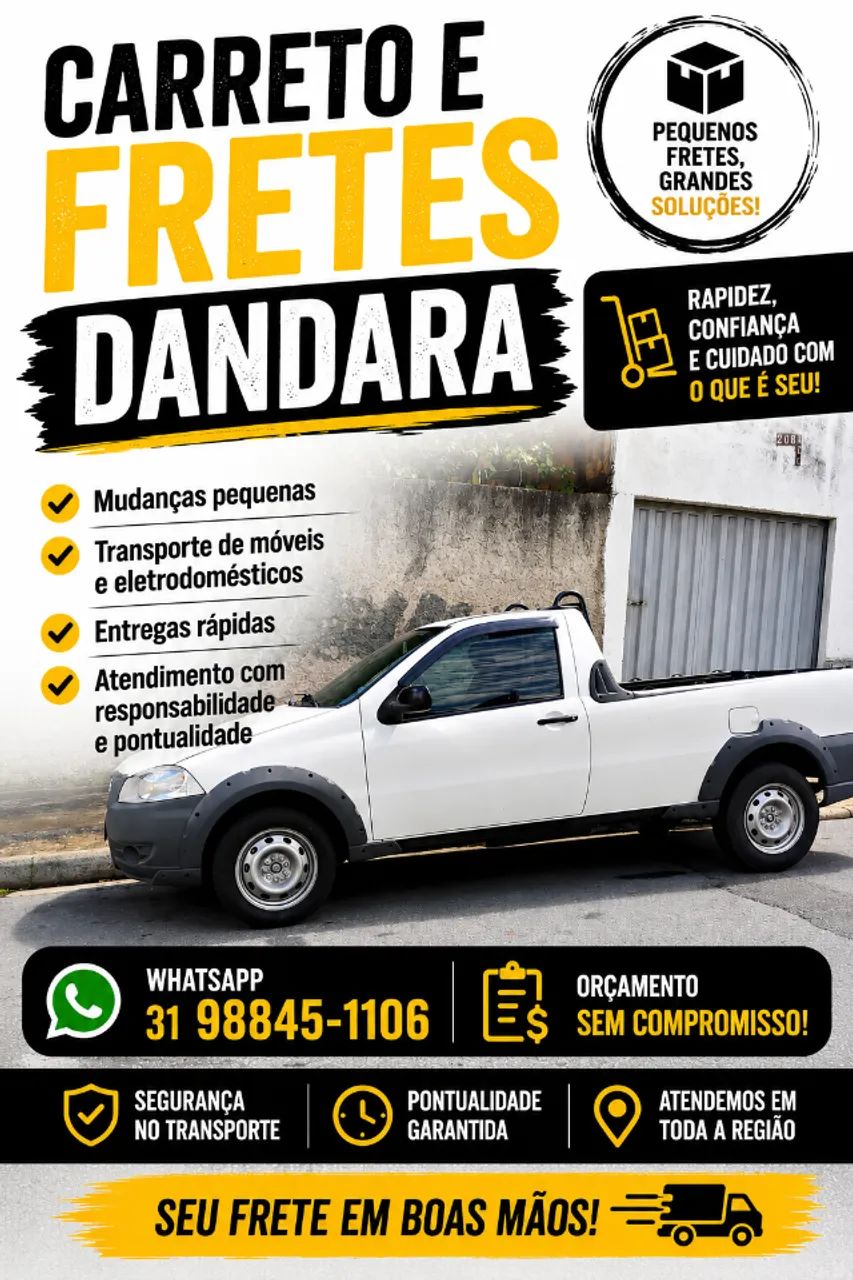 Frete e pequenas mudanças  - Foto 3