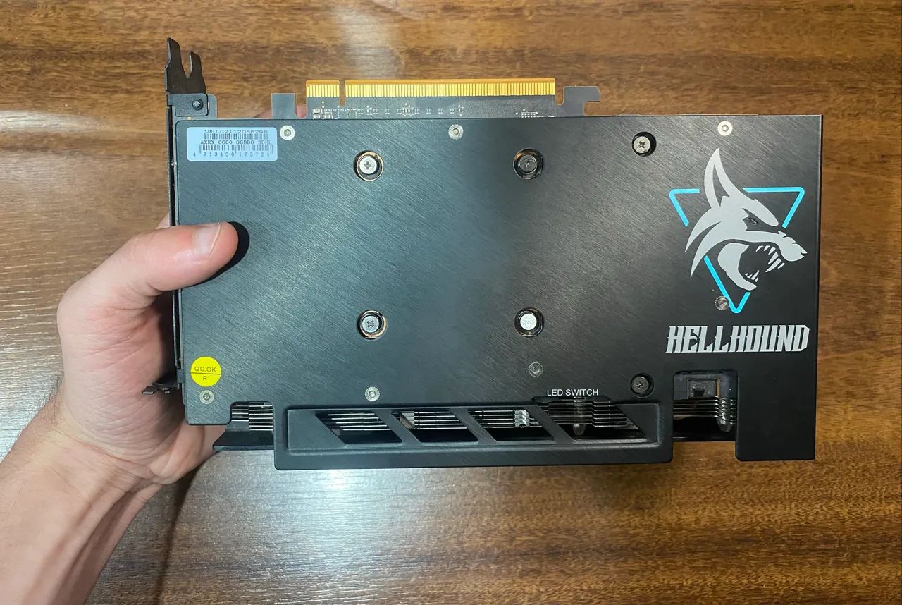 Rx6600 Hellhound 8gb com Caixa - Foto 2