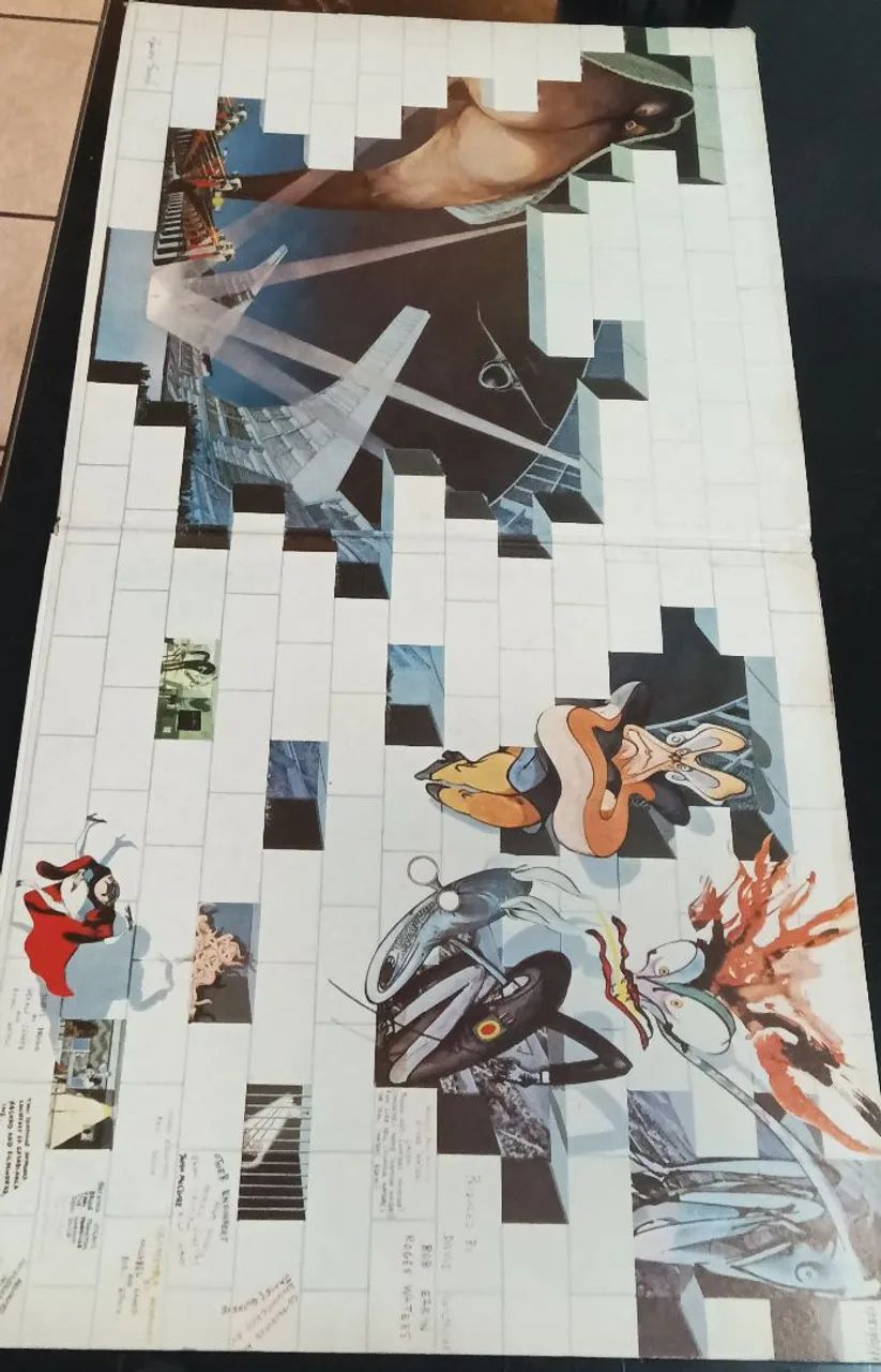 Encarte LP pink Floyd the wall - Foto 2