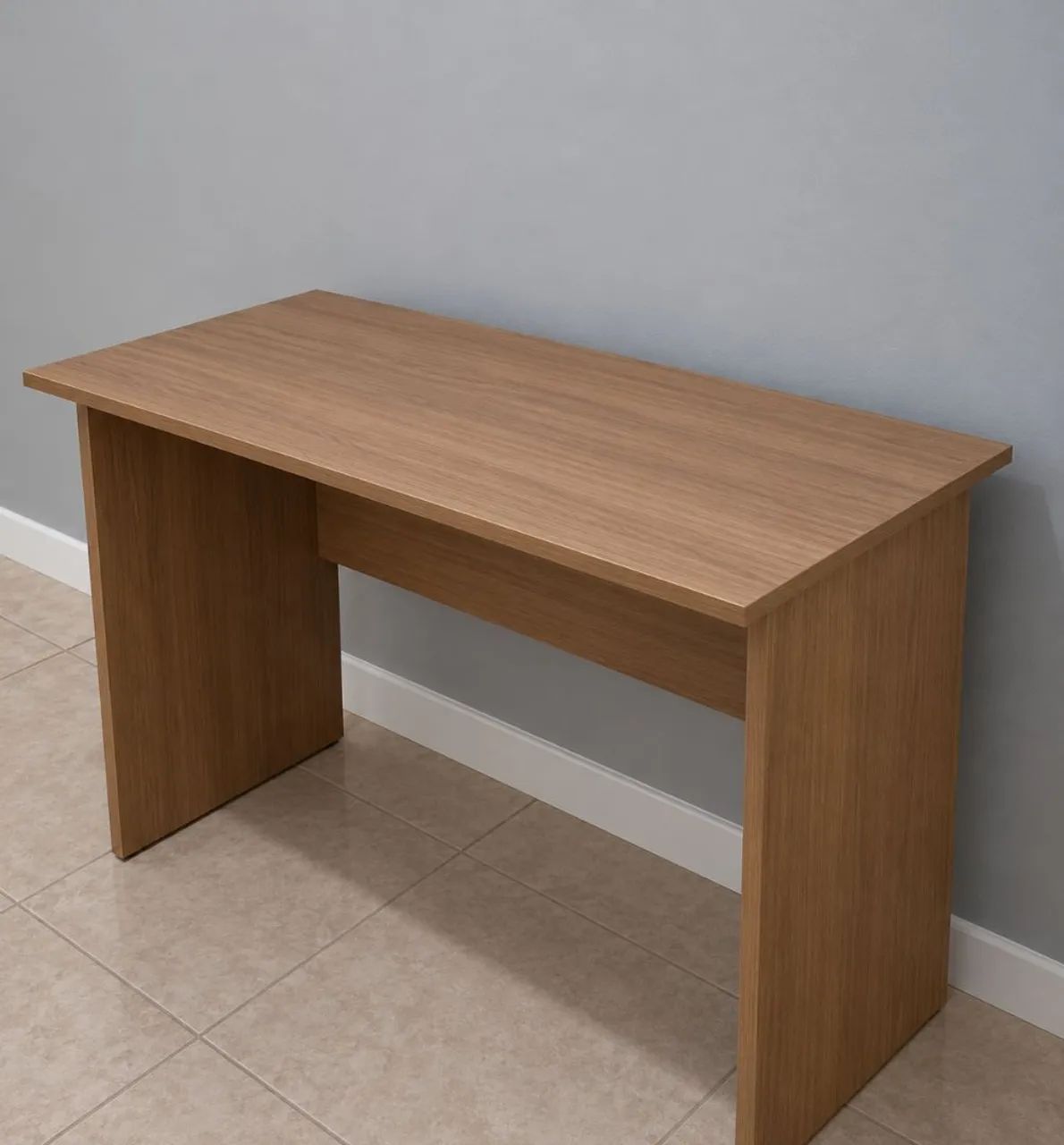 Mesa robusta na cor amadeirado frete grátis 