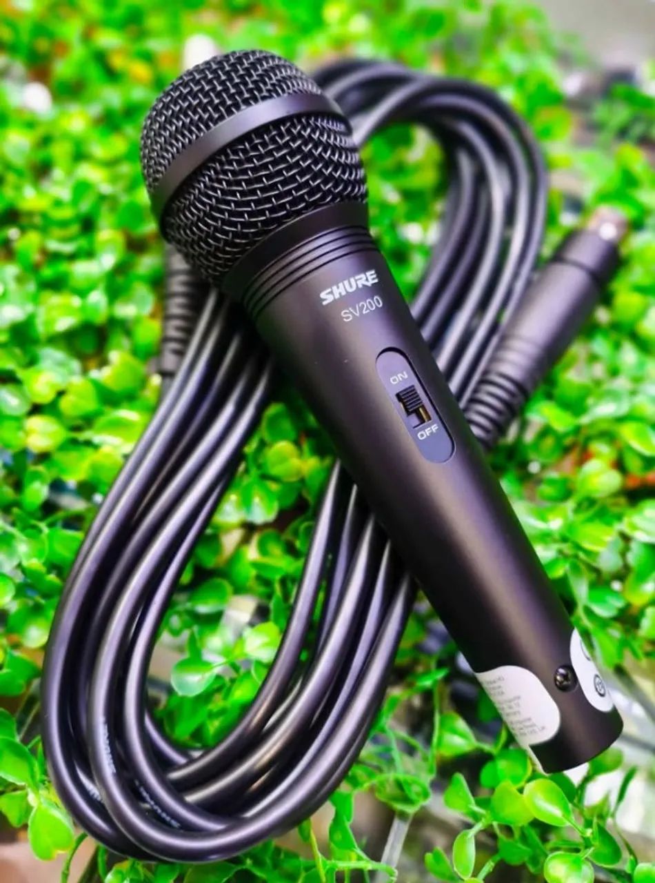 Microfone profissional SHURE SV-2000, original com cabo