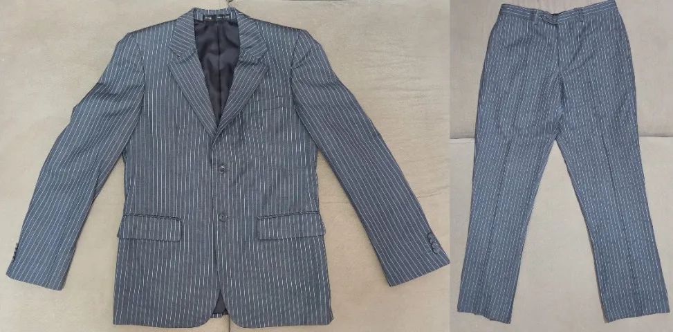 Terno TNG Risca de Giz (Paletó + Calça) - nº 40