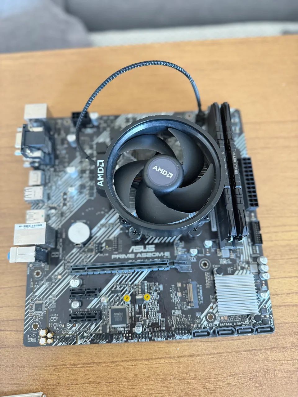 PROCESSADOR RYZEN 5500 + A520M ASUS 