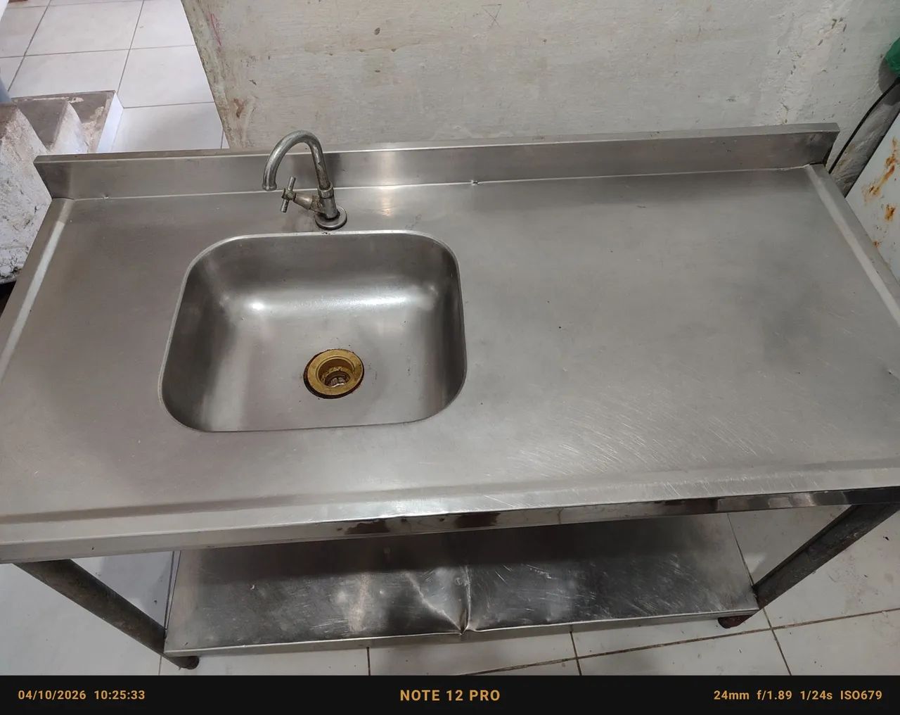 Bancada de manipulação de inox  - Foto 3