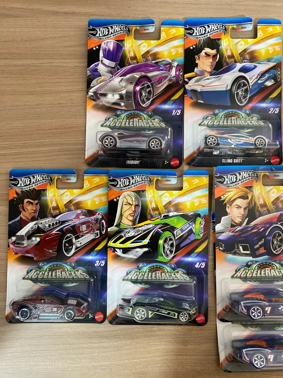 Hotwheels Acceleracers Silver Séries set completo com 2 reverbs - Foto 3