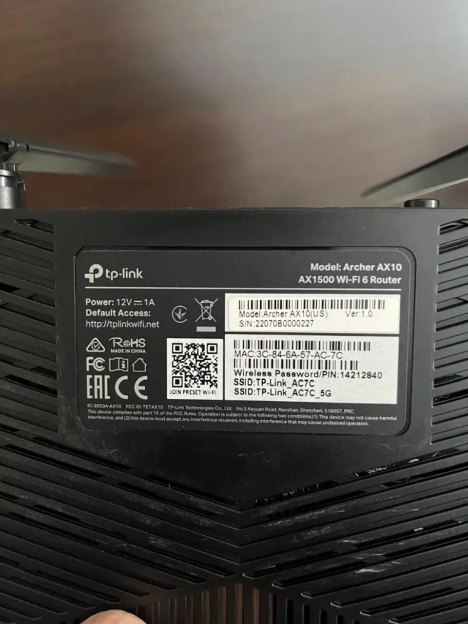 Roteador TP?Link Archer?AX10, modelo AX1500?Wi?Fi?6 - Foto 3