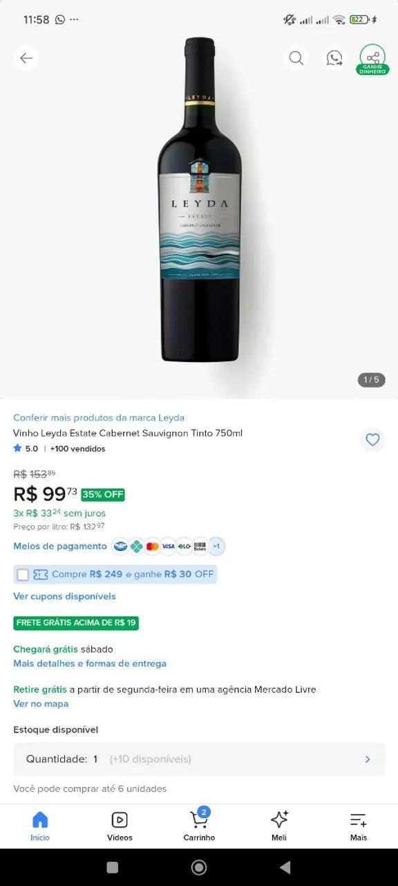 3 Vinhos Branco Suaves  - Foto 4