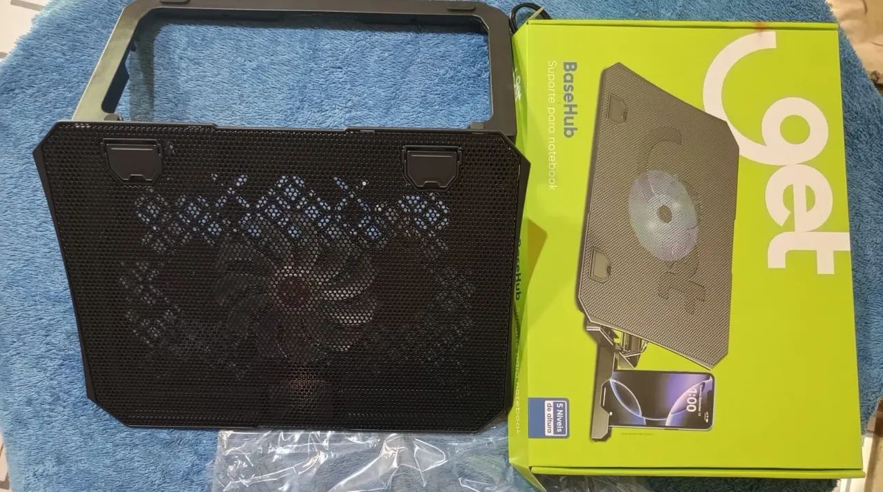 Suporte para notebook até 15.6" Get ajustável com cooler 