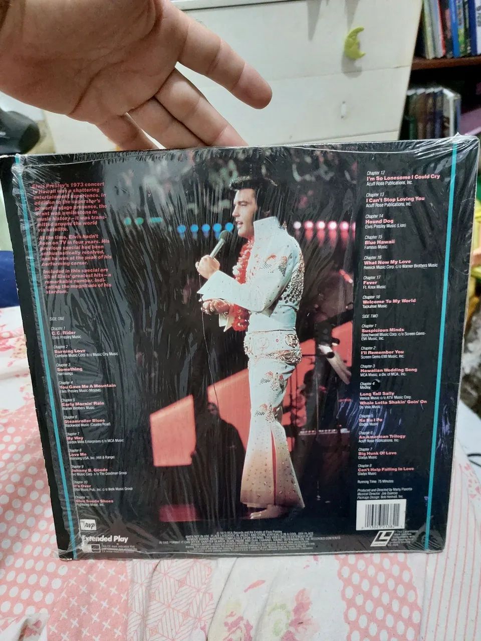 Lazer disc (ELVIS) ALOHA FROM HAWAII *FRETE GRATIS* - Foto 4