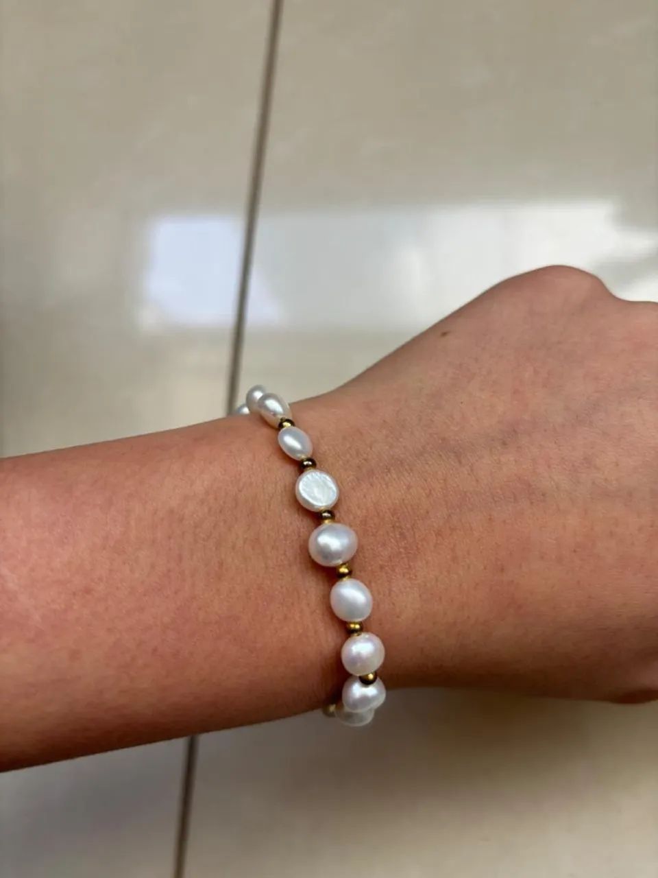 Pulseira dourada Flávia Fróes - Foto 2