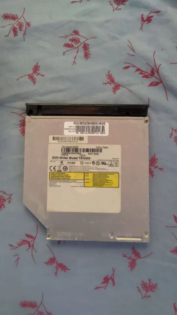 Leitor de CD/DVD SATA de Notebook