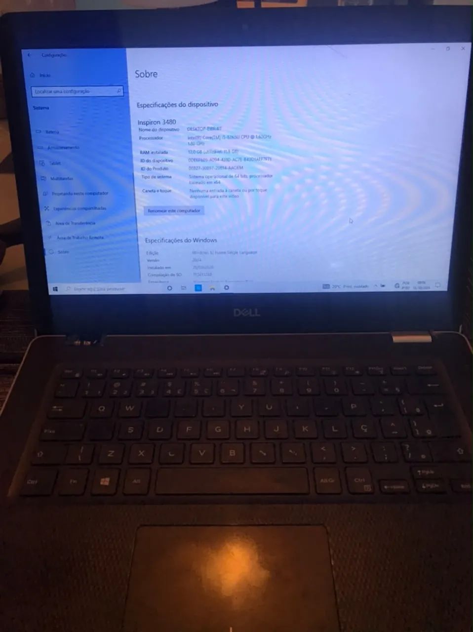 Notebook Dell Inspiron 3480 Intel i5 12gb RAM - Foto 3