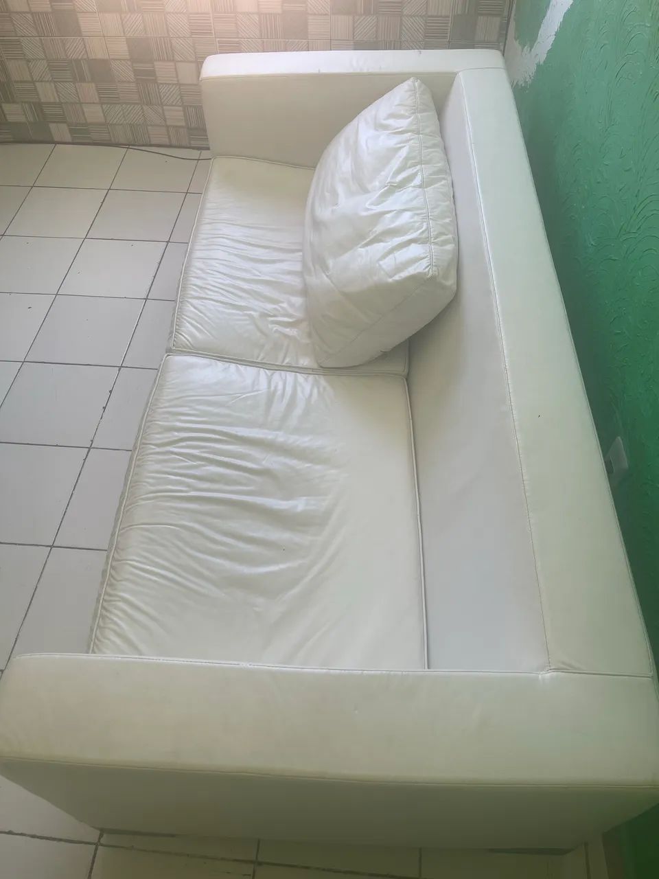 Sofá couro sintético  - Foto 2