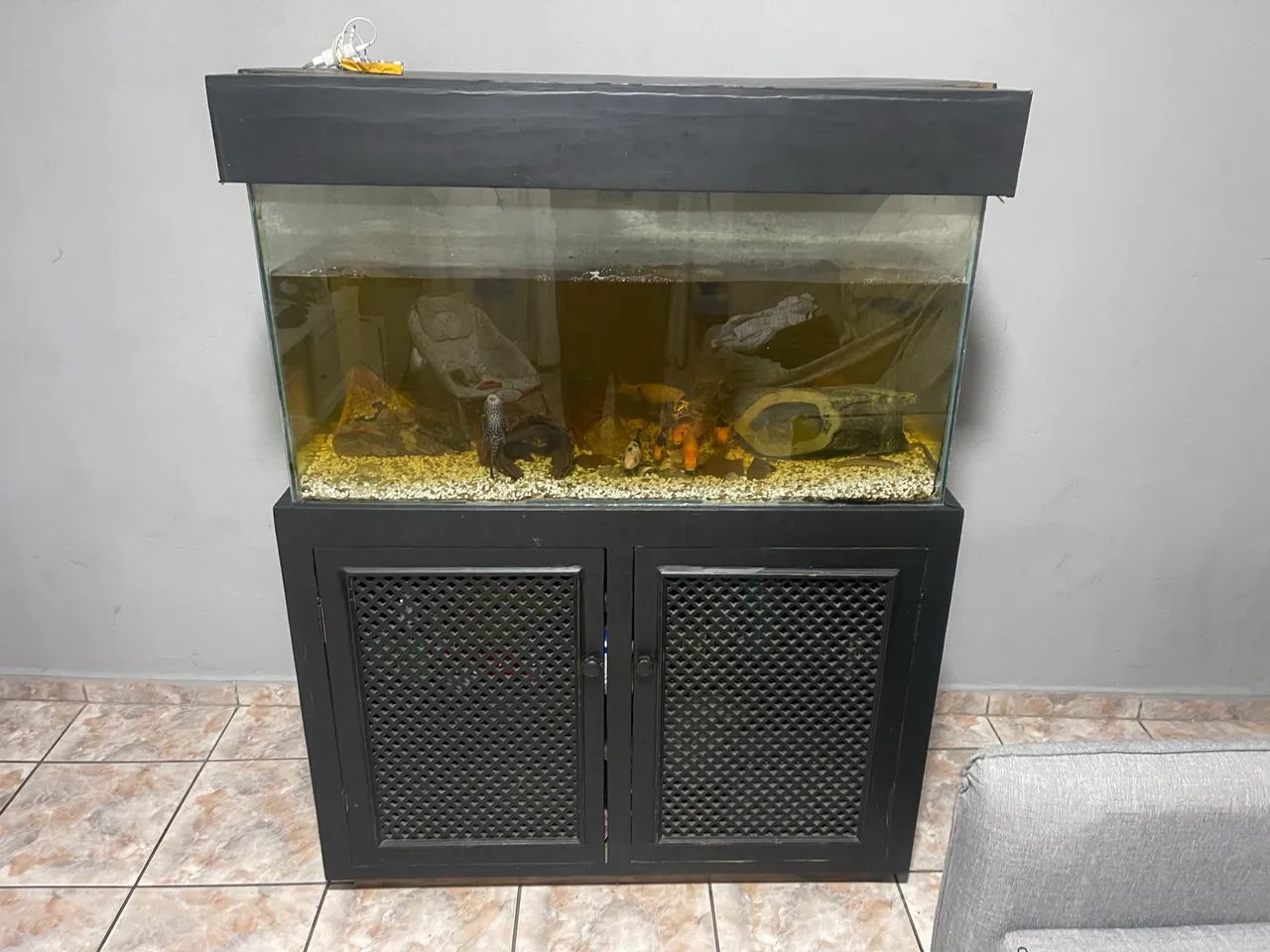 Aquário 260 litros completo 