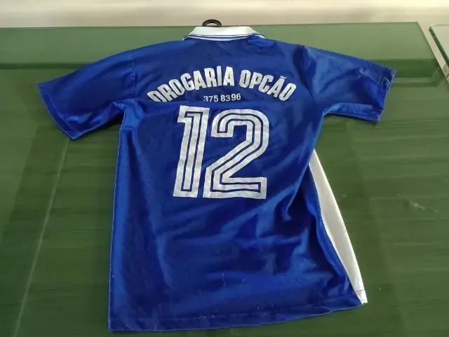 Camisa Futebol Azul Kawk (Usado) - Foto 2