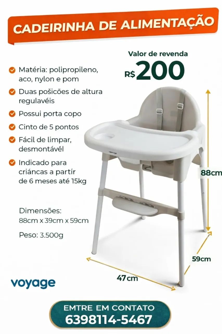Cadeira para crianças 