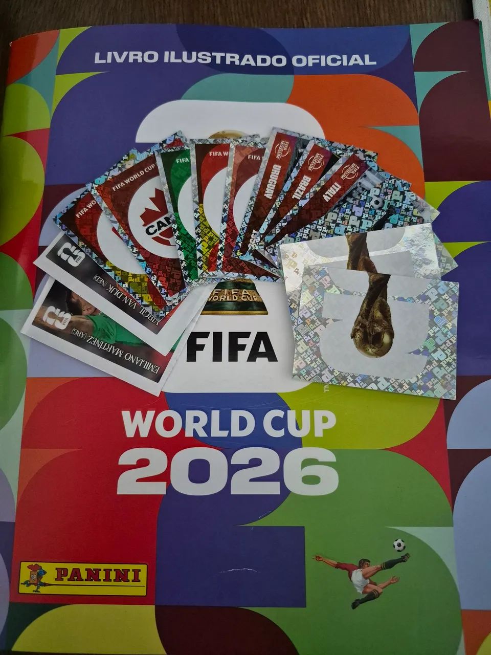 Figurinha brilhantes avulsas Copa