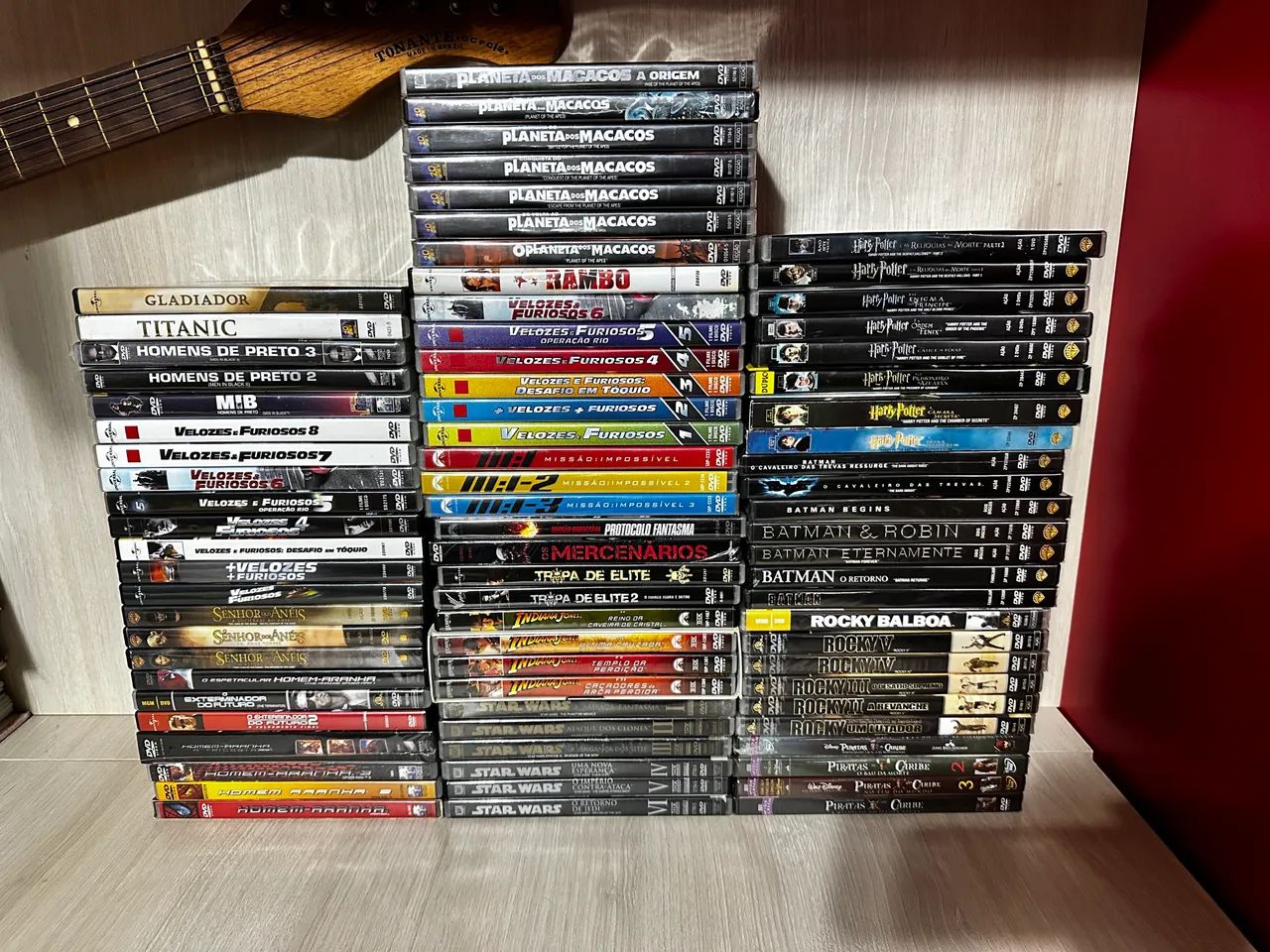 Coleção de dvds