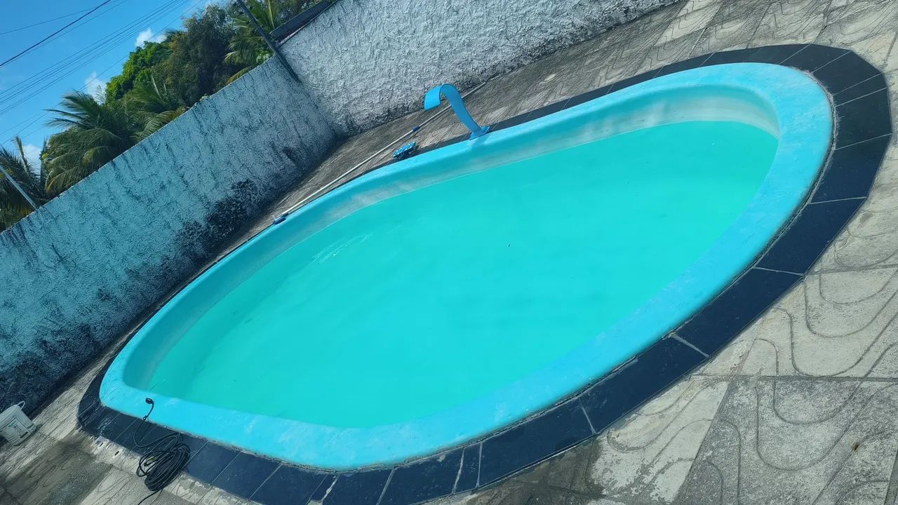 Piscina completa ,escada ,cascata casa maquina - Foto 3