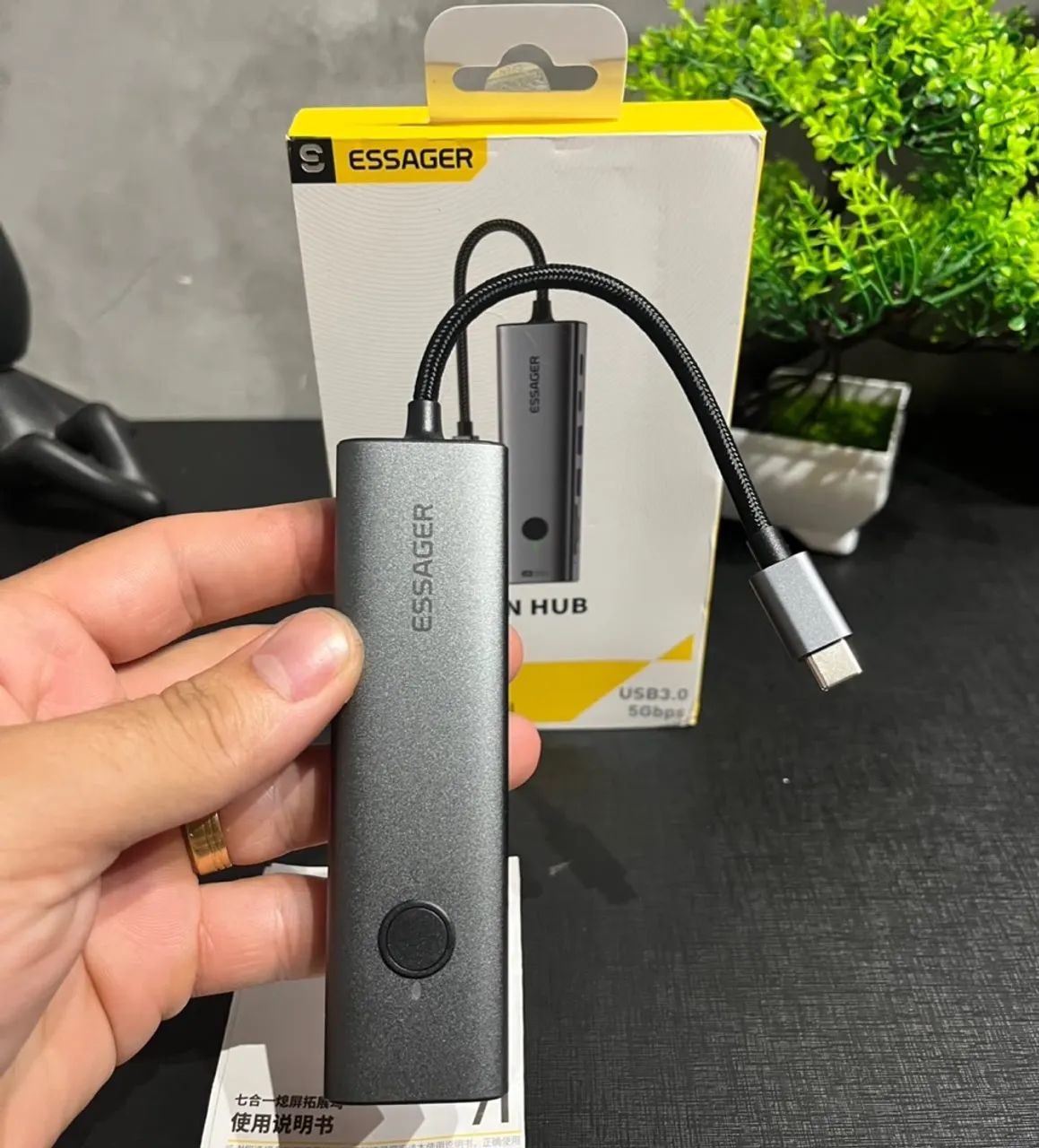 Hub Essager 7 em 1 USB-C  - Foto 2