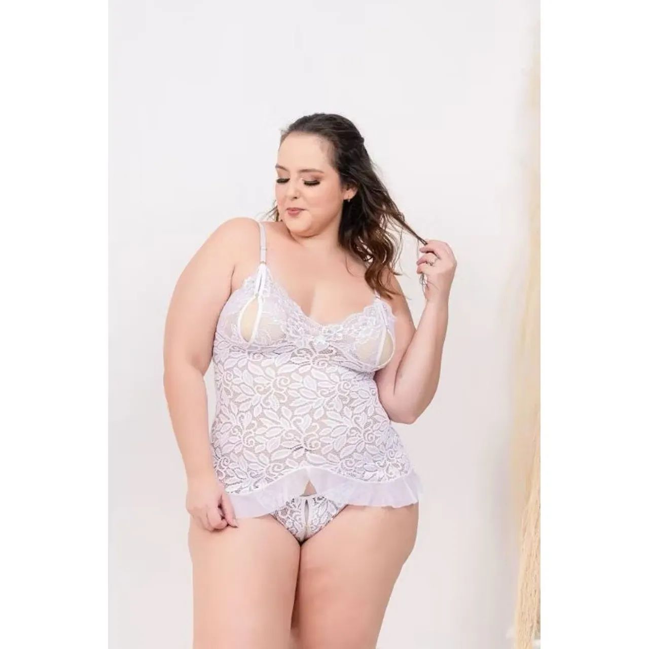 Conjunto de lingerie de renda - Foto 2