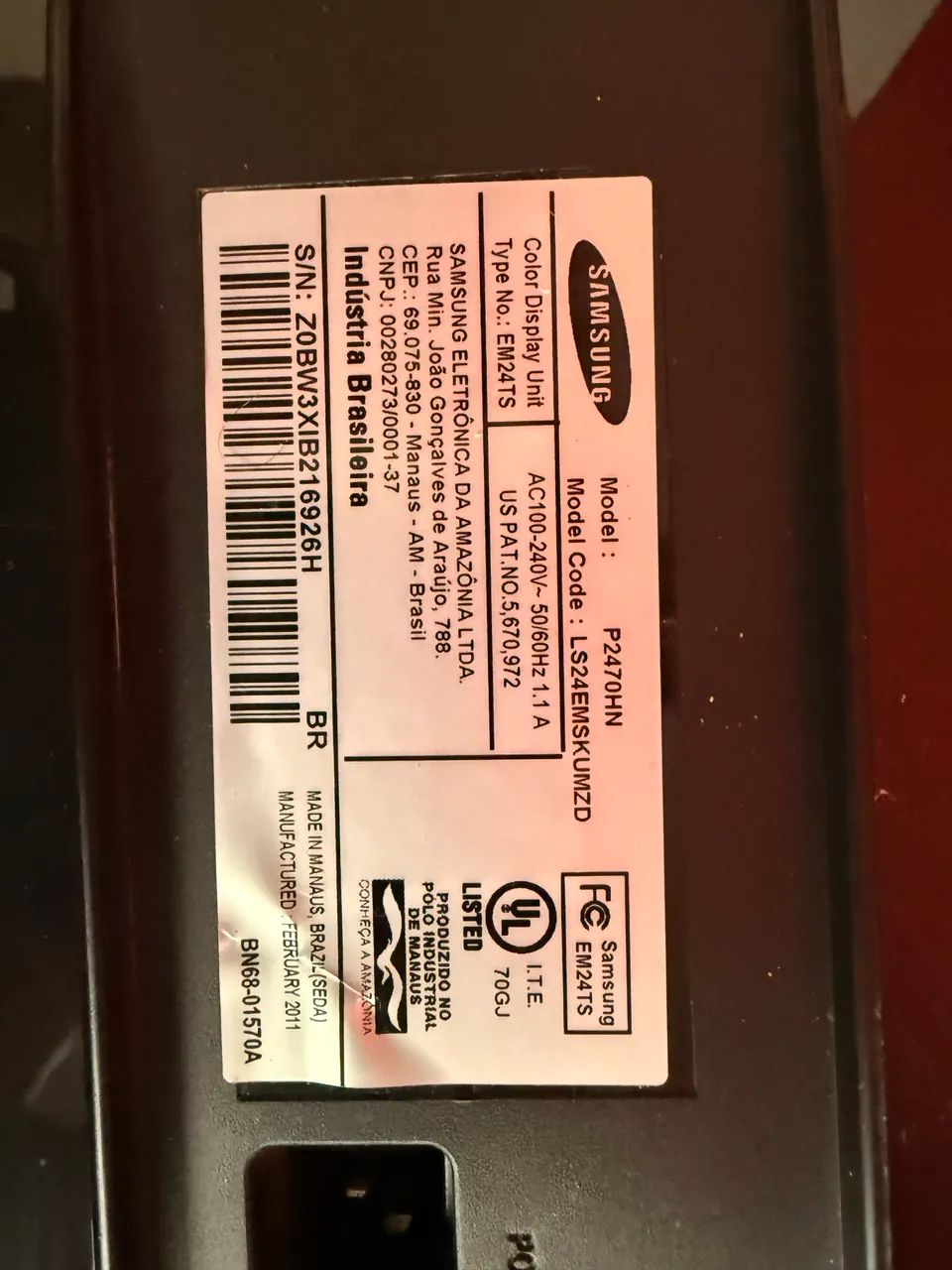Monitor TV Samsung 24 polegadas  - Foto 2