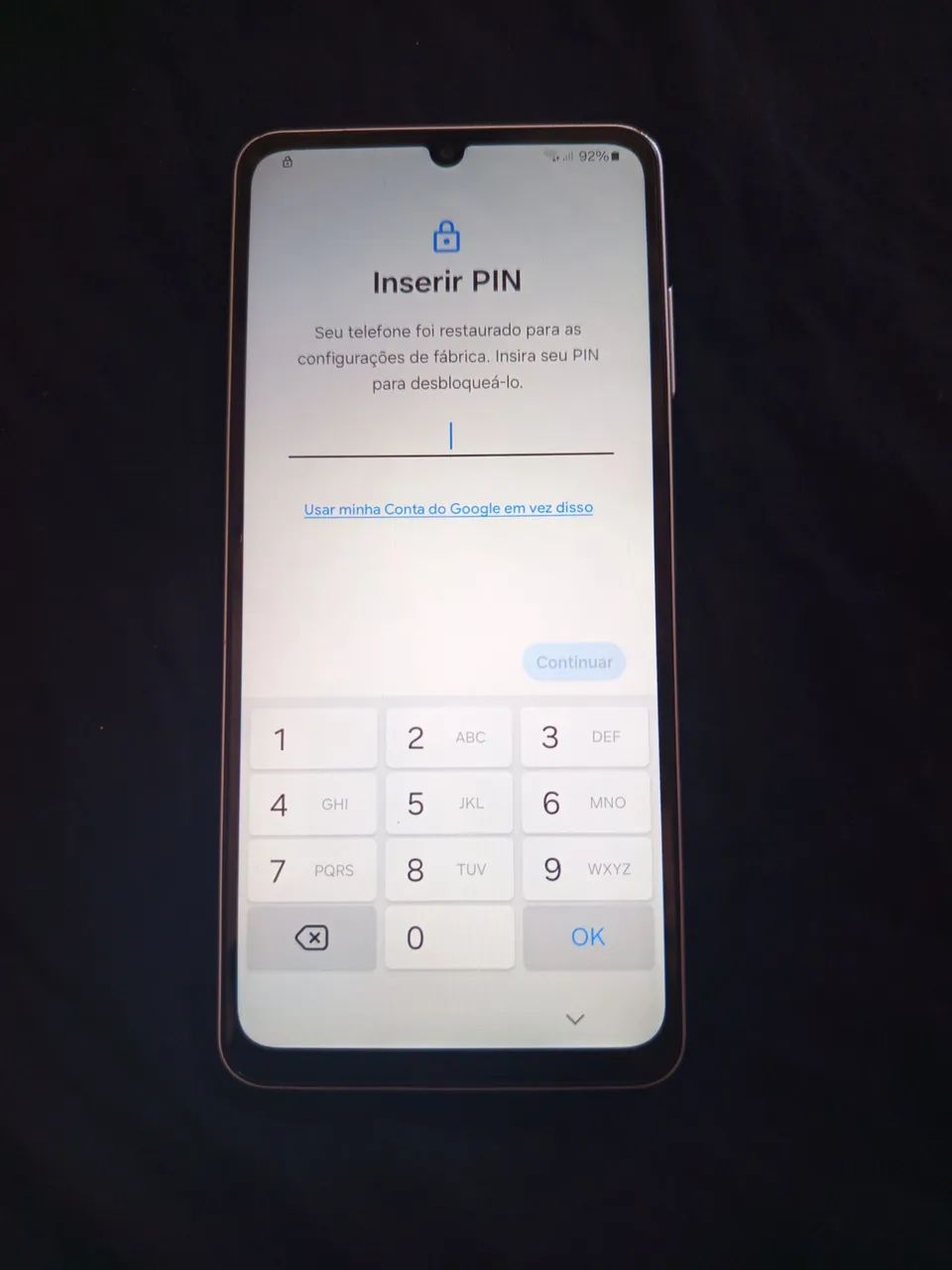 GALAXY A06 5g [ESTA COM BLOQUEIO FRP]