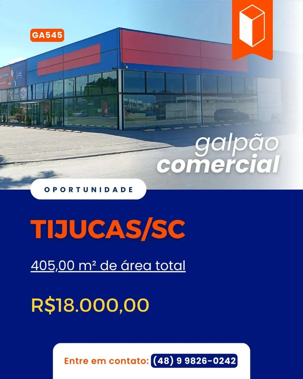 Galpão / Barracão para Aluguel em Tijucas  Bairro Joáia