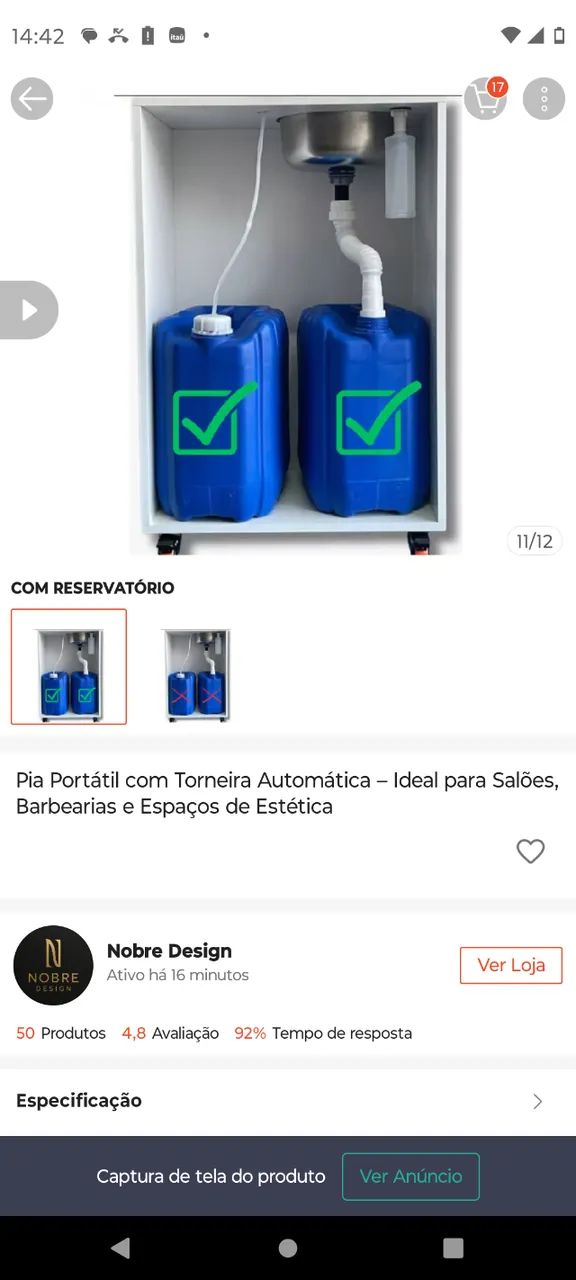 Pia portátil  - Foto 2