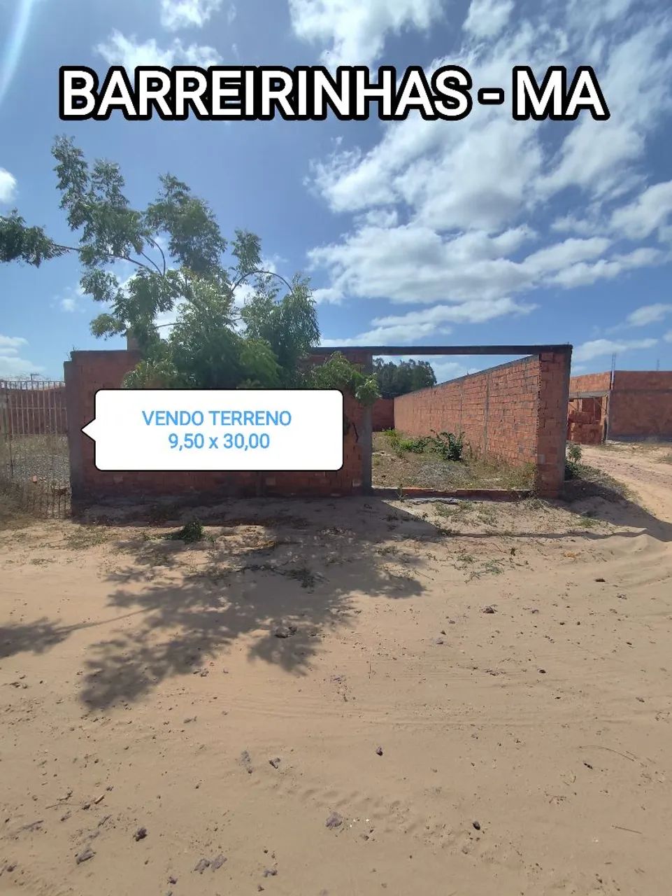 Vendo TERRENO em BARREIRINHAS-MA 