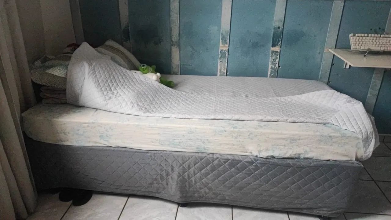 CAMA BOX SOLTEIRO + COLCHÃO  - Foto 2