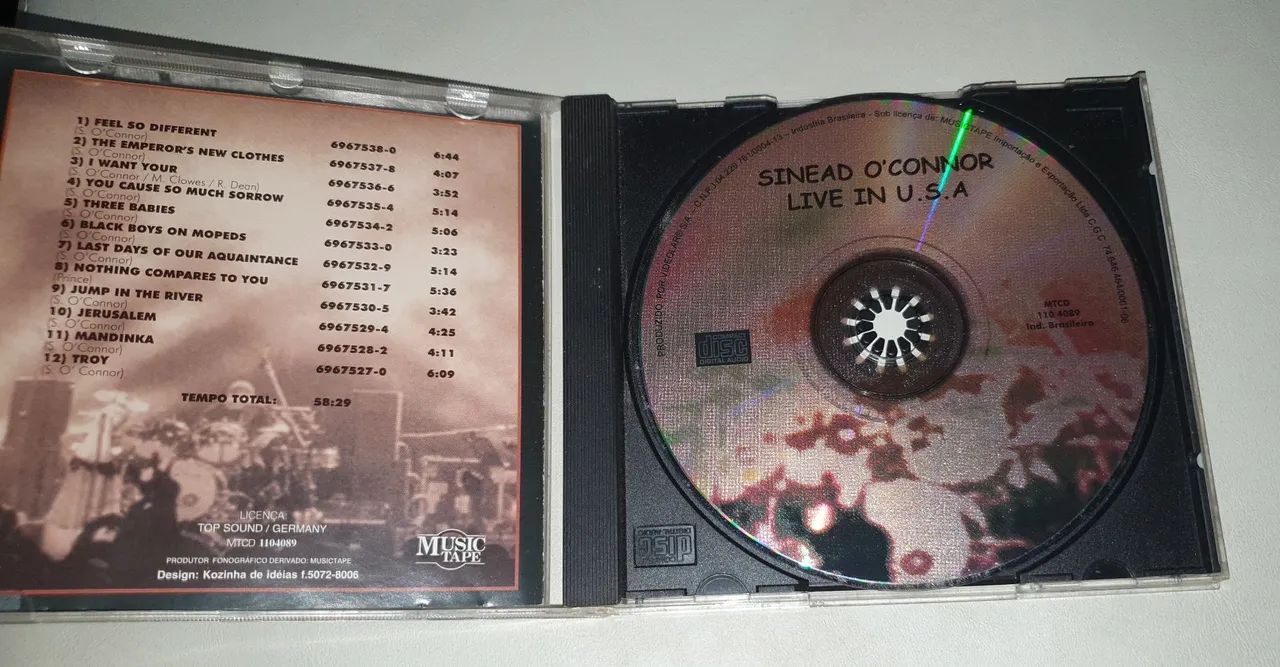 Cd - Sinead O'Connor Original Lives ( Live in USA ) - Foto 2