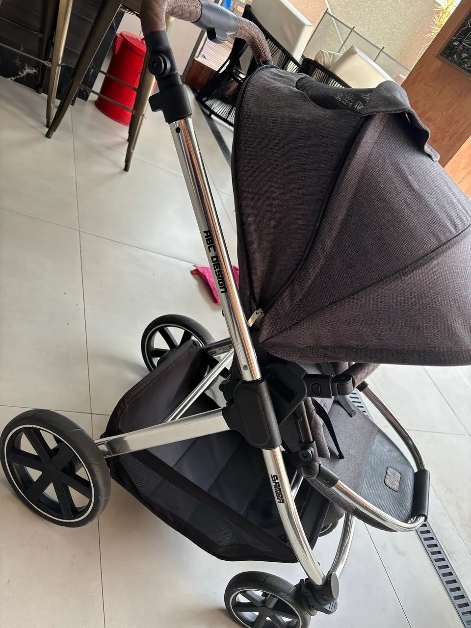 Carrinho ABC Design Samba - Super conservado - Foto 5