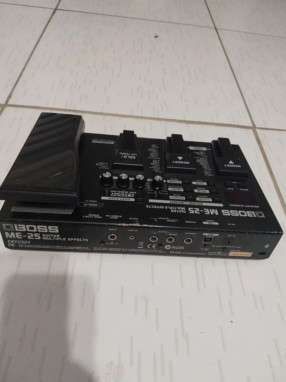 pedaleira boss ME 25  - Foto 2