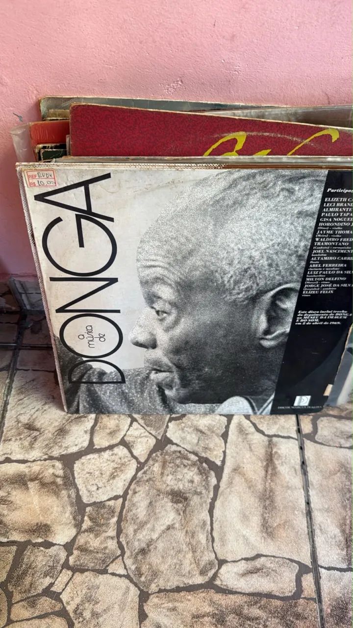 Disco de vinil e cds