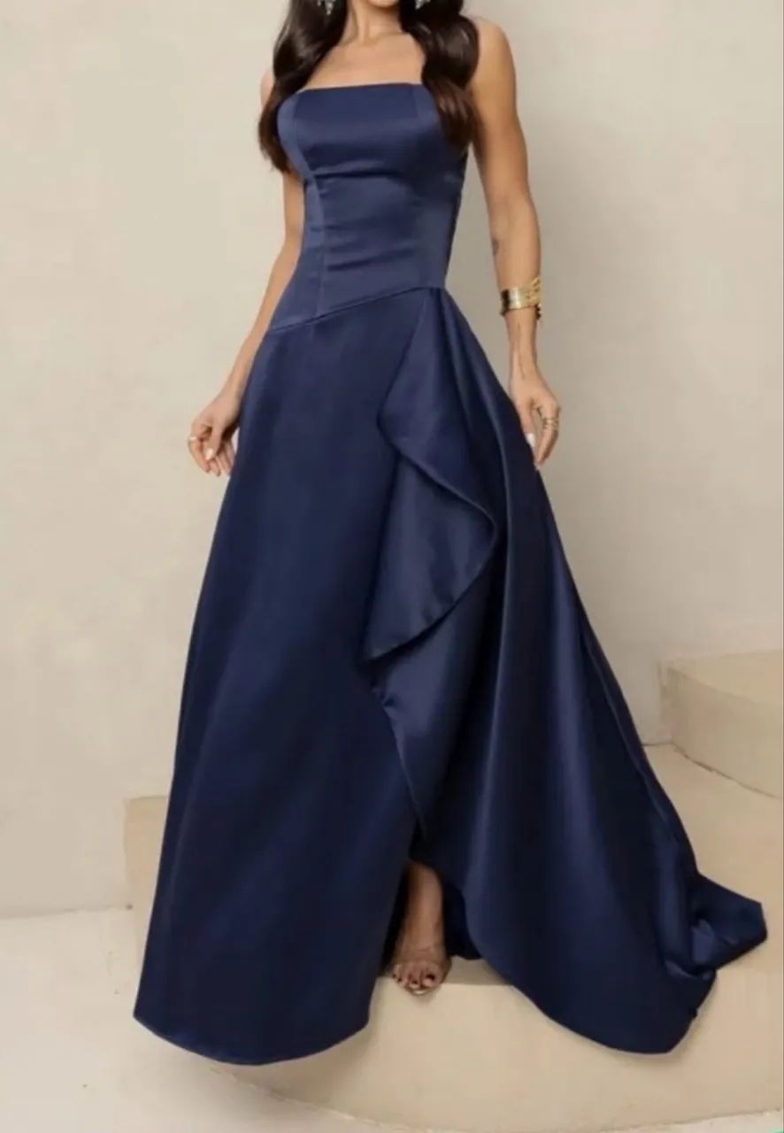 Vestido azul marinho - Foto 4