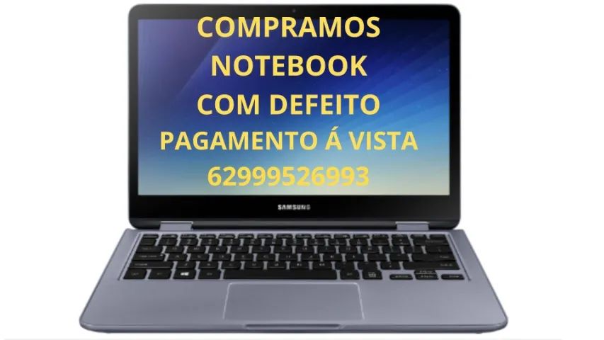 Notebook com Defeito Pagamento á Vista