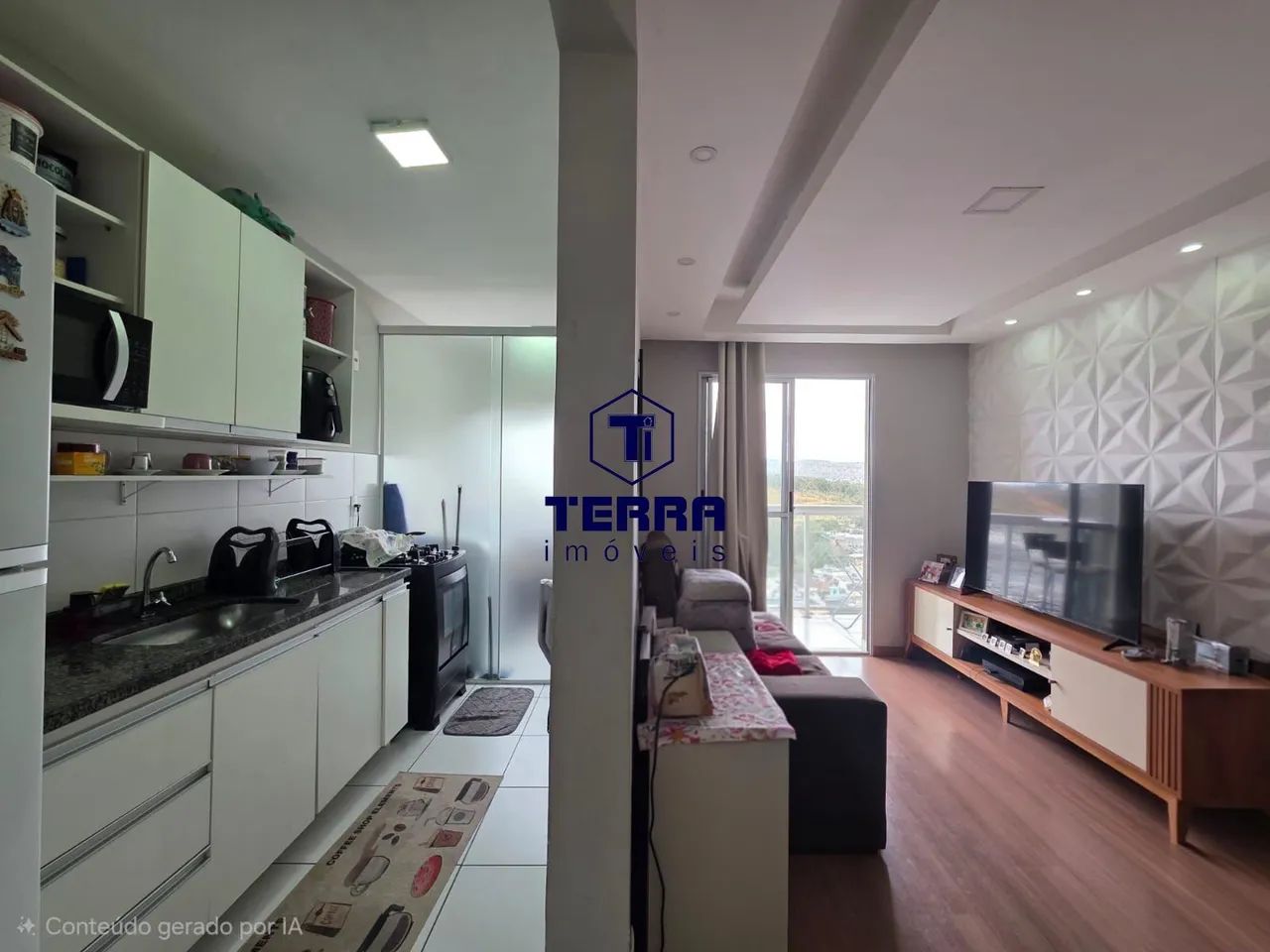 Apartamento com 2 quartos, sendo uma suíte, em andar alto. - Foto 3