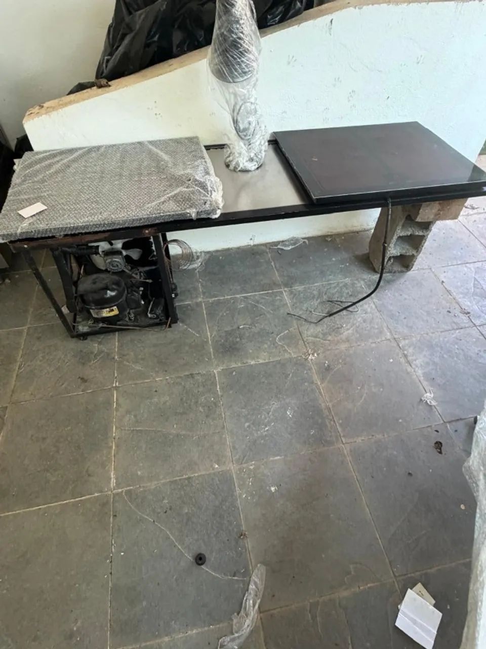 Pista quente e pista fria de buffet self service e diversos utensílios de cozinha - Foto 6