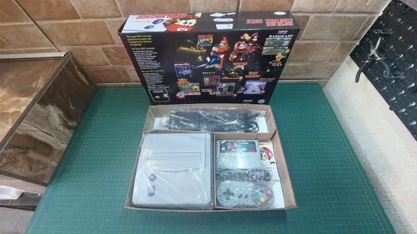 Videogame Super Nintendo Baby Completo Original na Caixa + Jogo - Foto 5