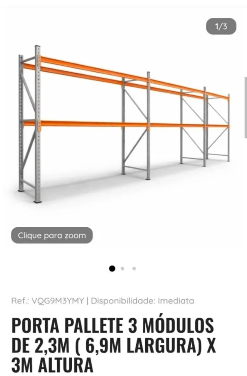 Porta Pallet - usado  - Foto 2