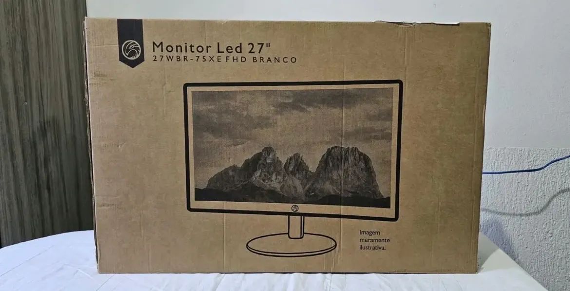 Monitor Brazil PC 27" LED Full HD 75Hz com HDMI e VGA Branco - Foto 3