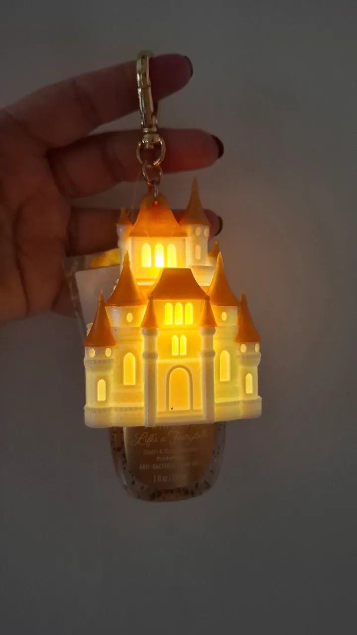 Case de bolsa + gel de mão BBW Castelo